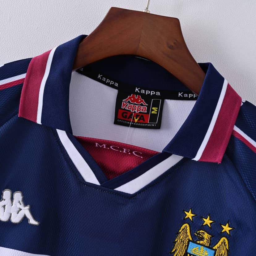 1997/1998 Retro Manchester City Away Shirt--3