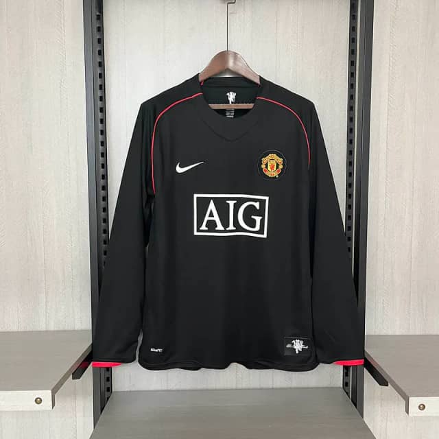 2007/2008 Retro Long Sleeve Manchester United Third Away Shirt