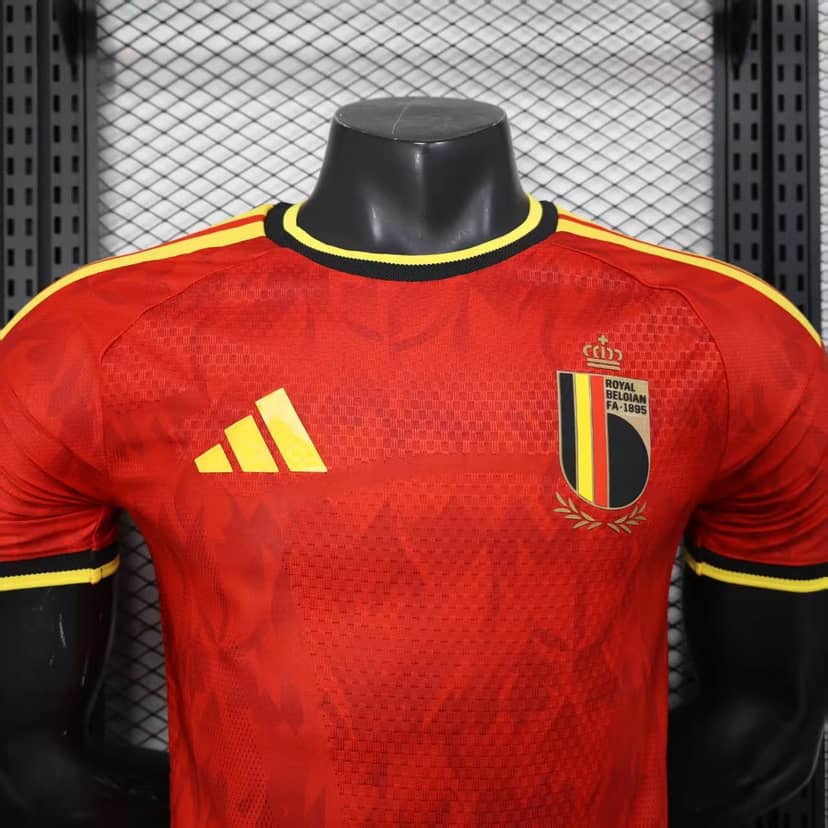 2026 Player Version Belgium National Team Home Shirt--2
