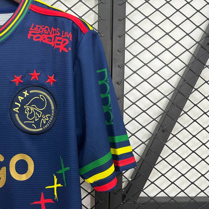 2025/2026 Ajax Graffiti version Navy blue Shirt--6