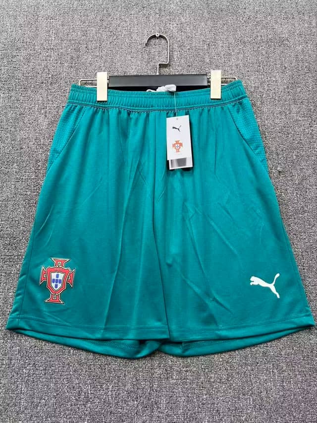 2026 Portugal Away Shorts Green