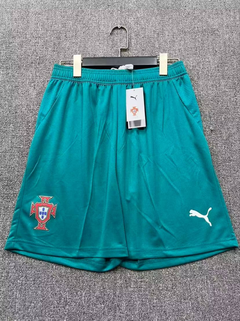 2026 Portugal Away Shorts Green