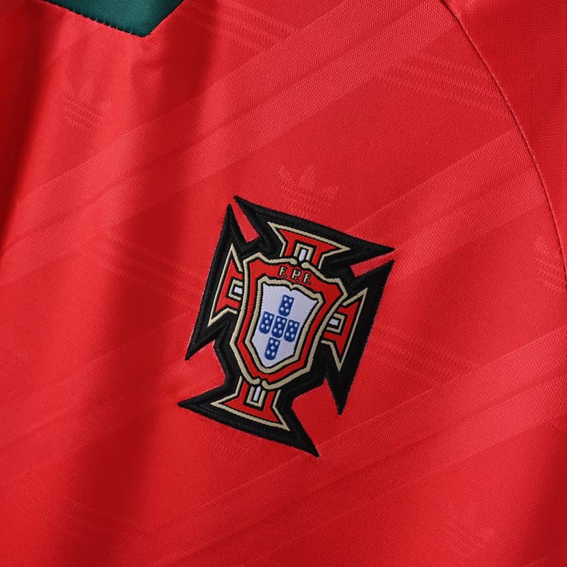 1992 Retro Portugal Home Shirt--5