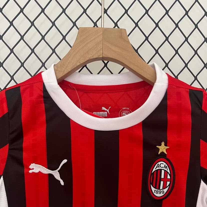 2024/2025 AC Milan Home Shirt Kids Size--2
