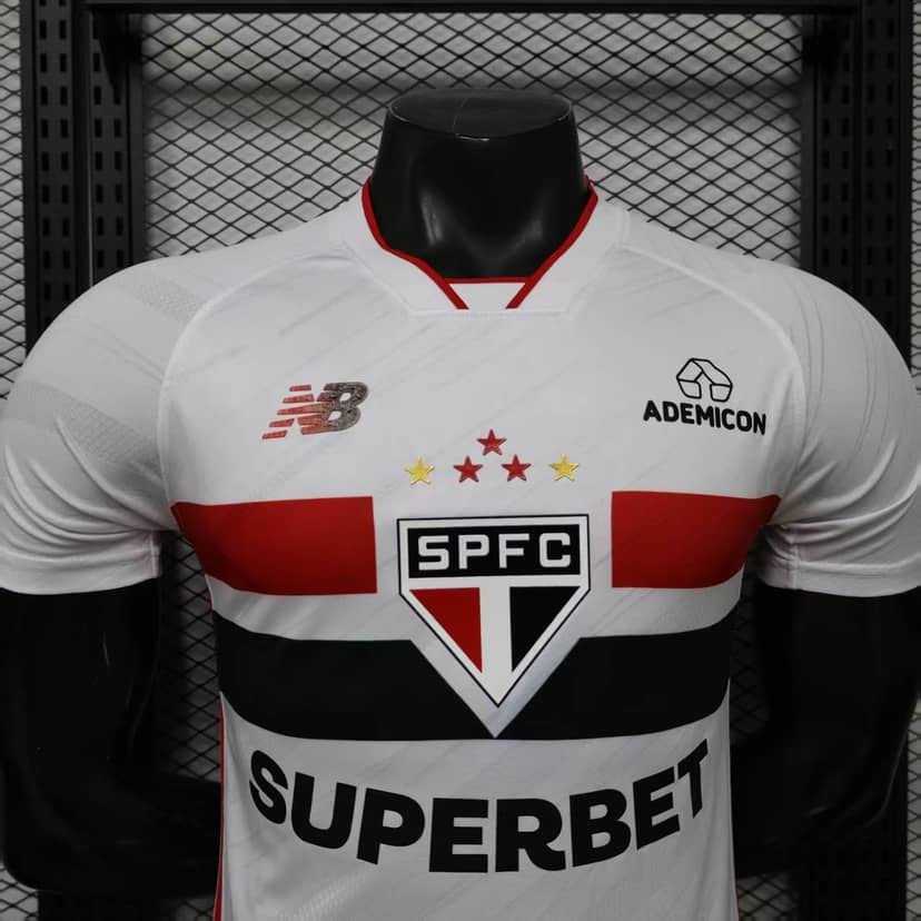 2026 Player Version São Paulo Home Jersey--2