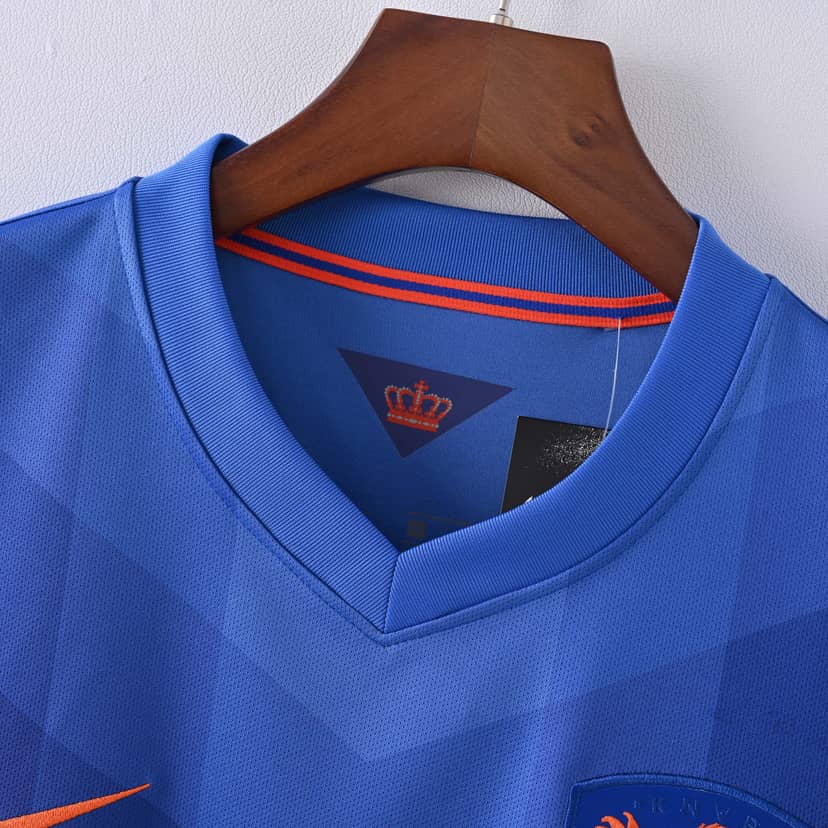 2014 Retro Netherlands National Team Away Shirt--2