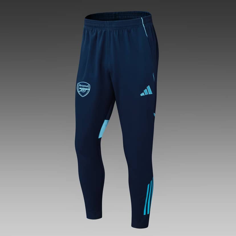 2025/2026 Arsenal Half-Pull Training Suit Royal Blue Shirt Set--4
