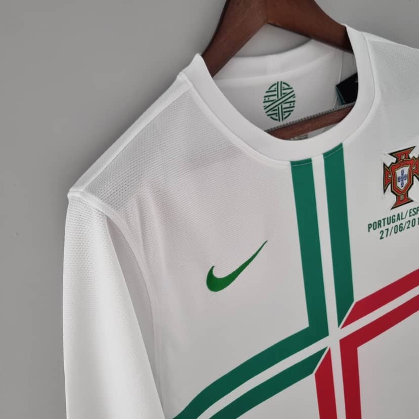 2012 Retro Long Sleeve Portugal Away Shirt--5