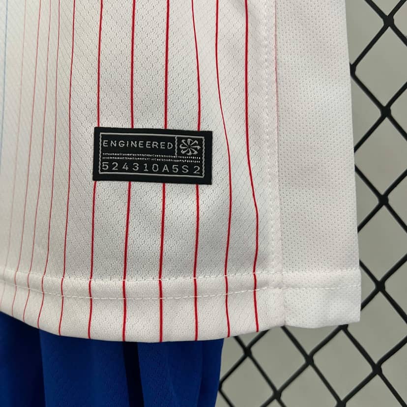 2024 France Away Shirt Kids Size--5