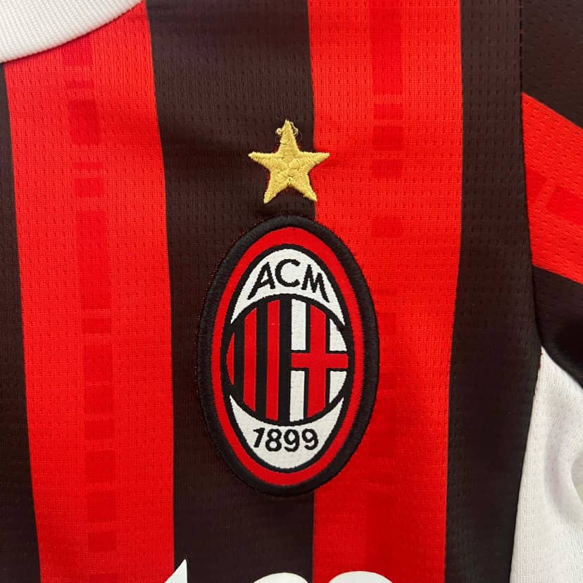 2024/2025 AC Milan Home Shirt Kids Size--5