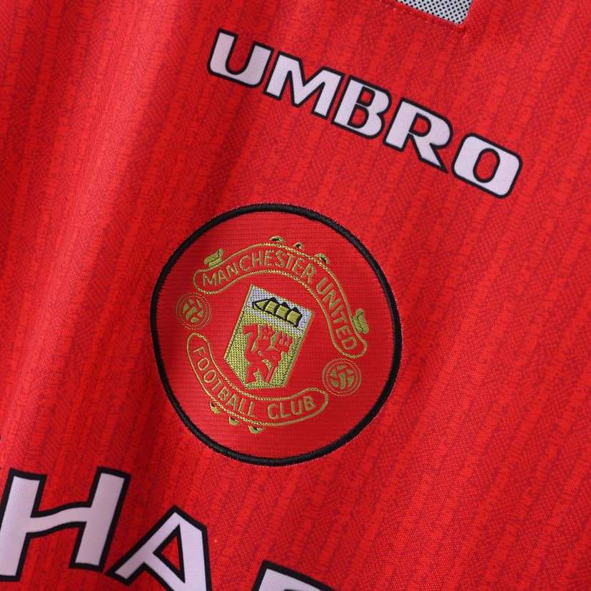 1996/1997 Retro Manchester United Home Shirt--3