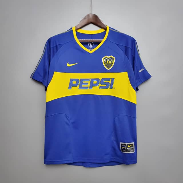 2003/2004 Retro Boca Juniors Home Jersey