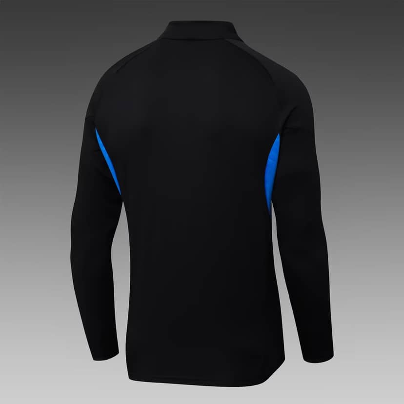 2025/2026 Manchester United Half-Pull Training Suit Black Shirt Set--3
