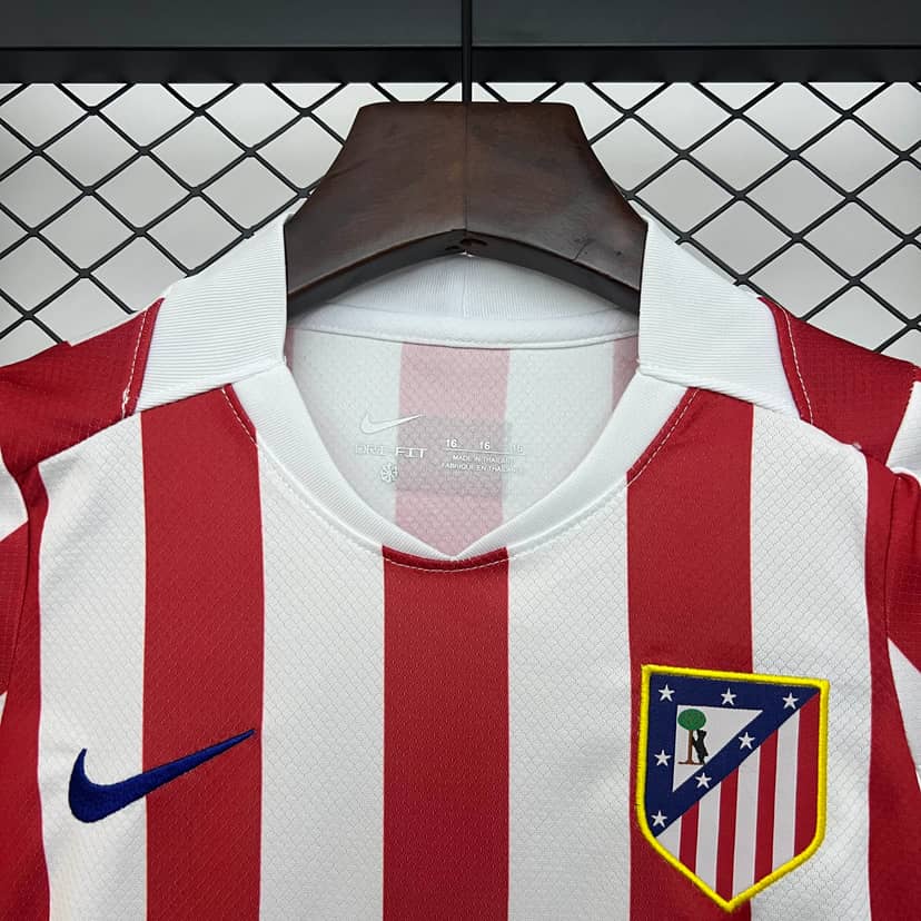 2025/2026 Atletico Madrid Home Jersey Kids Size--2