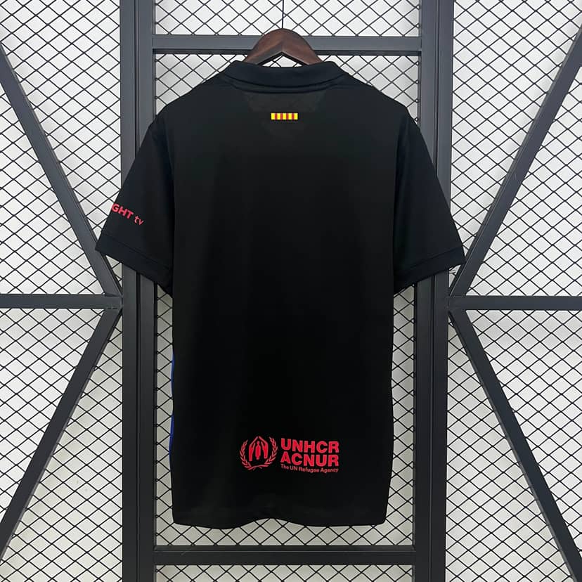 2024/2025 Barcelona Travis Scott Joint Edition Black Shirt--1