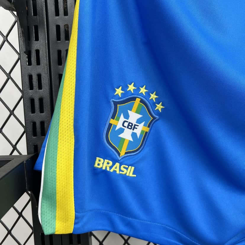2026 Brazil Home Shorts Shirt--2