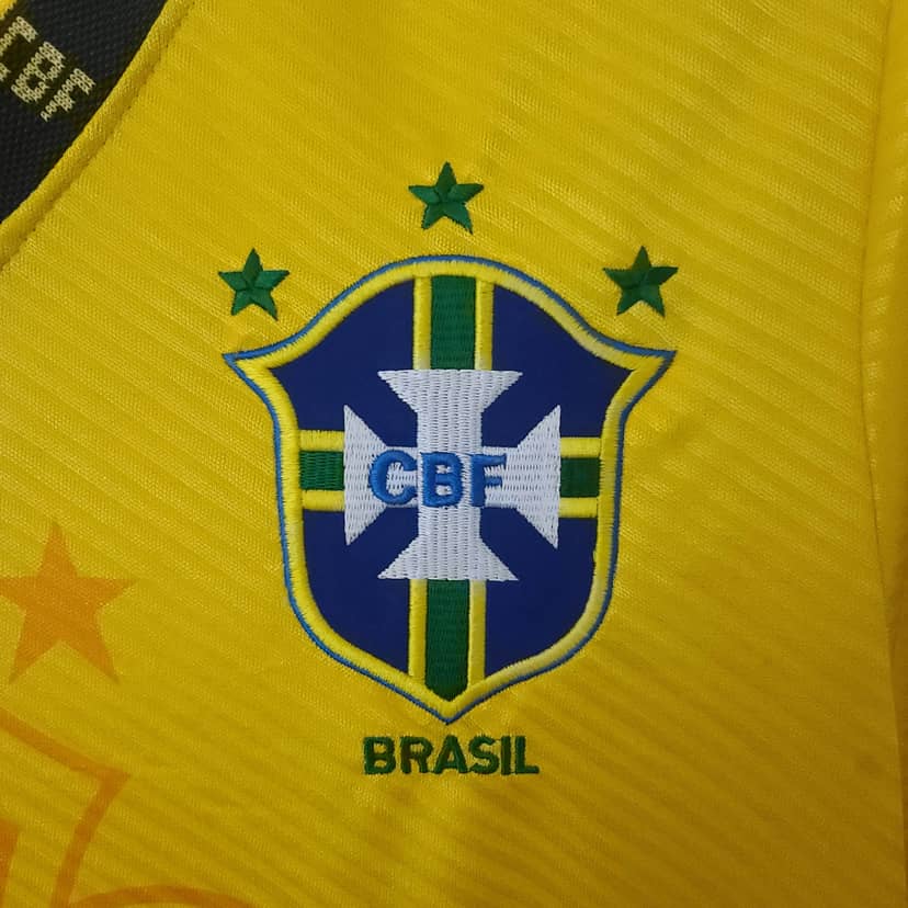 1994 Retro Brazil Home Jersey--4