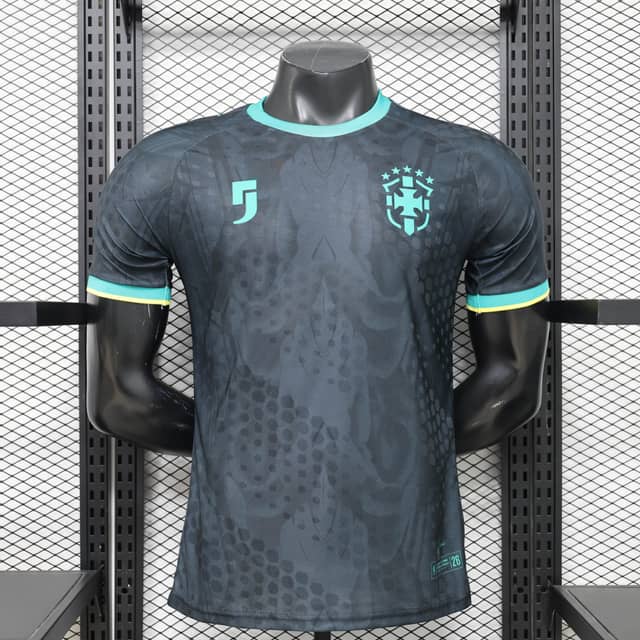 2026 Player Version Brazil Special Edition Black Shirt
