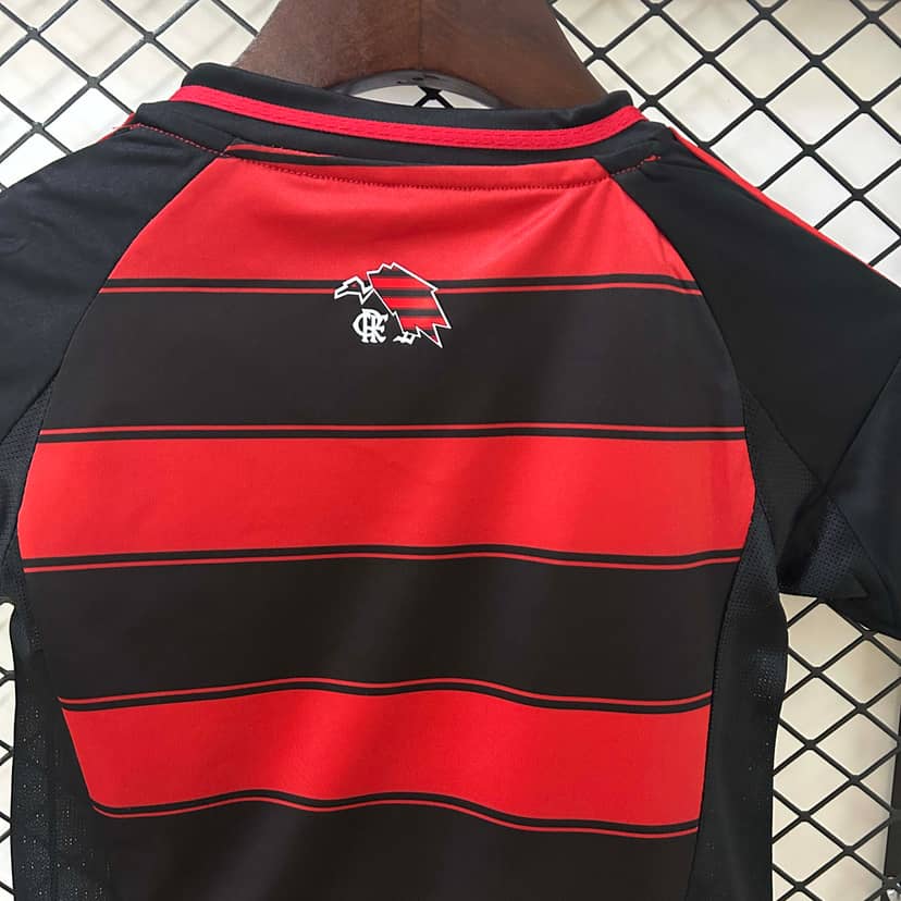 2025/2026 Flamengo Home Jersey Kids Size--3
