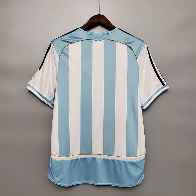 2006 Retro Argentina National Team Home Jersey--1