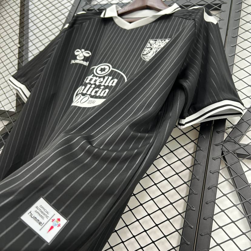 2024/2025 RC Celta de Vigo Oliveira Dos Cen Anos Special Edition Black Shirt--6