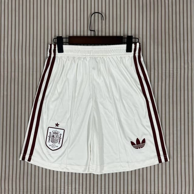 2026 Spain Away Shorts White Shirt