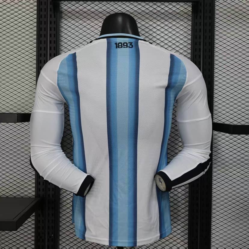 2026 Player Version Long Sleeve Argentina Home Shirt--1