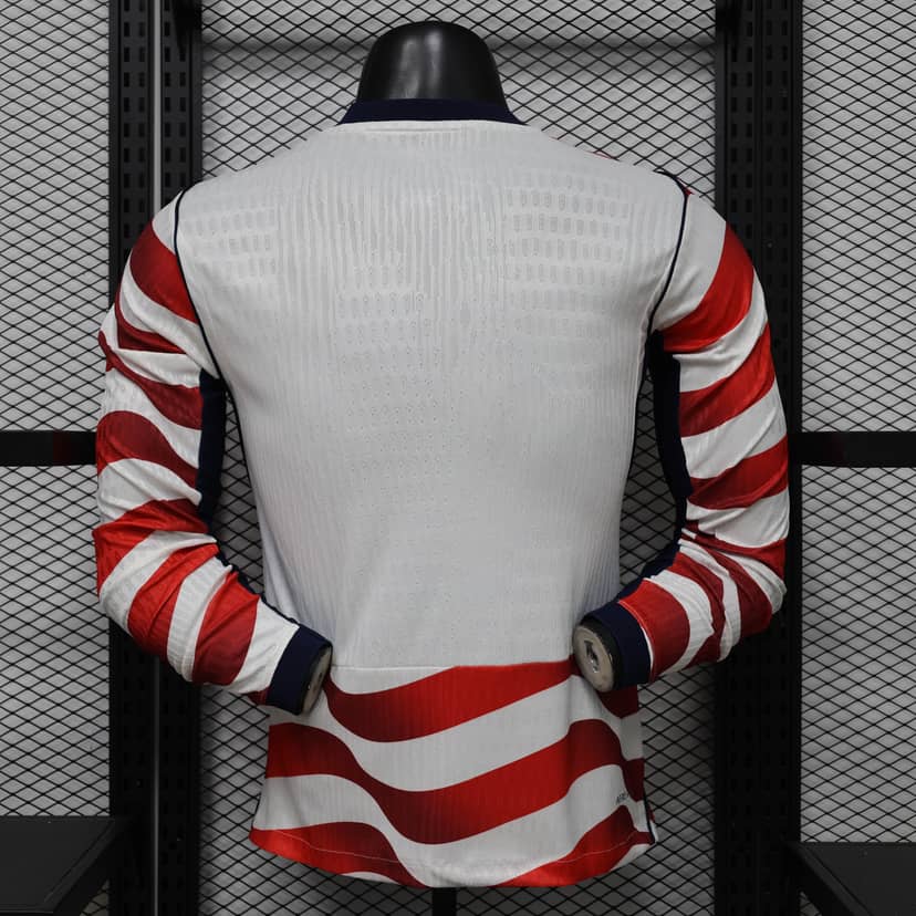 2026 Player Version Long Sleeve United States National Team Home Shirt--1
