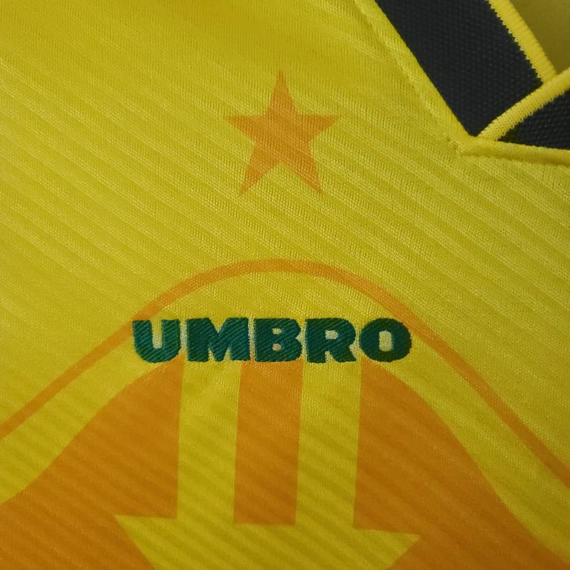 1994 Retro Brazil Home Jersey--3