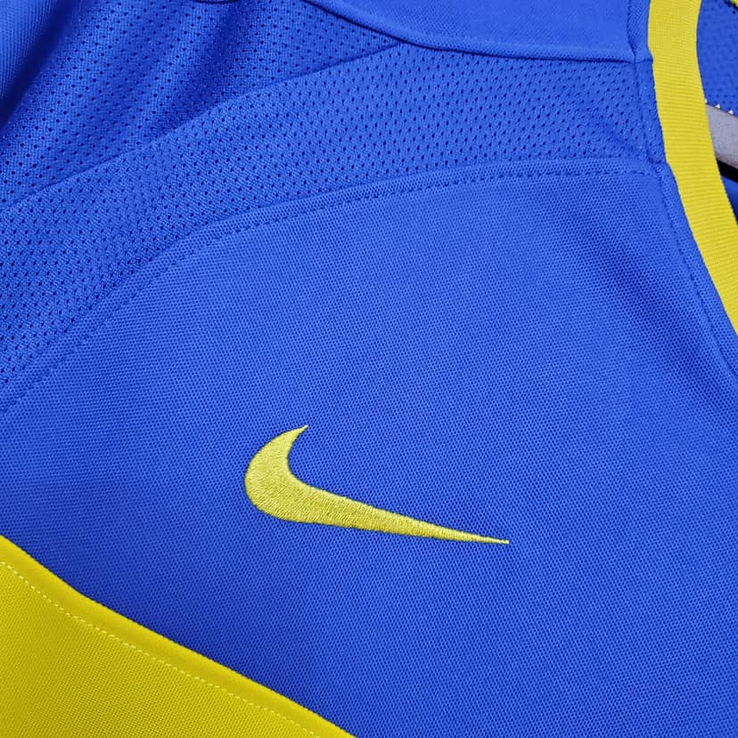 2003/2004 Retro Boca Juniors Home Jersey--3