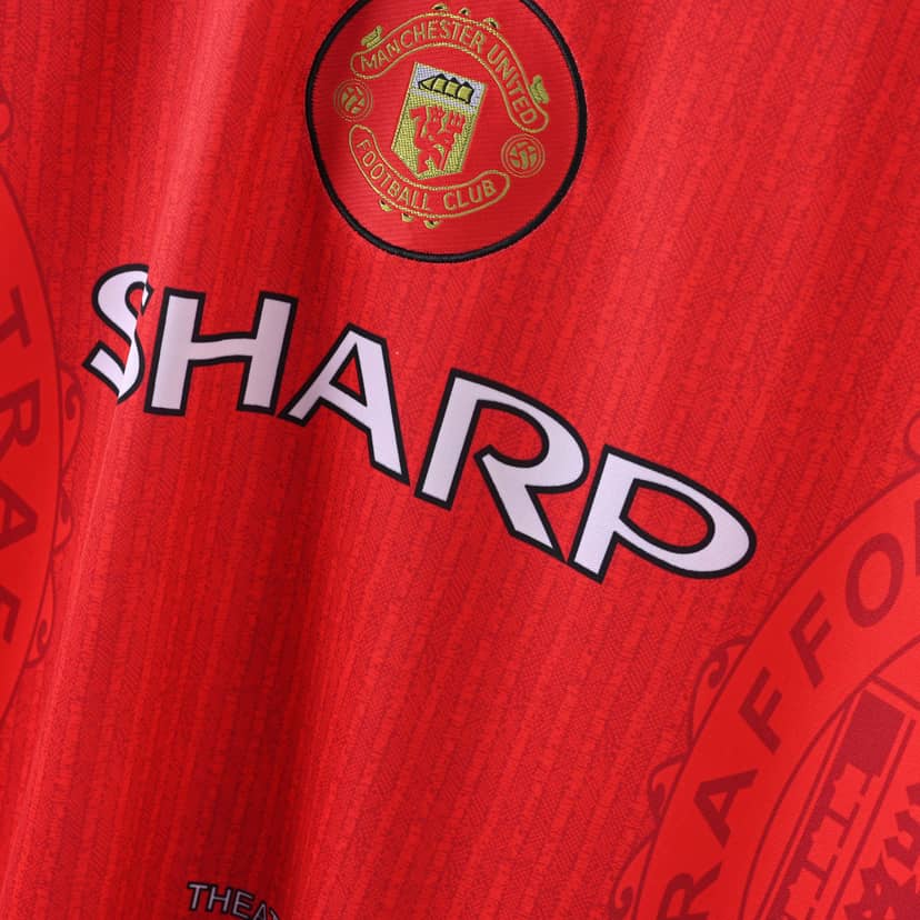 1996/1997 Retro Manchester United Home Shirt--4