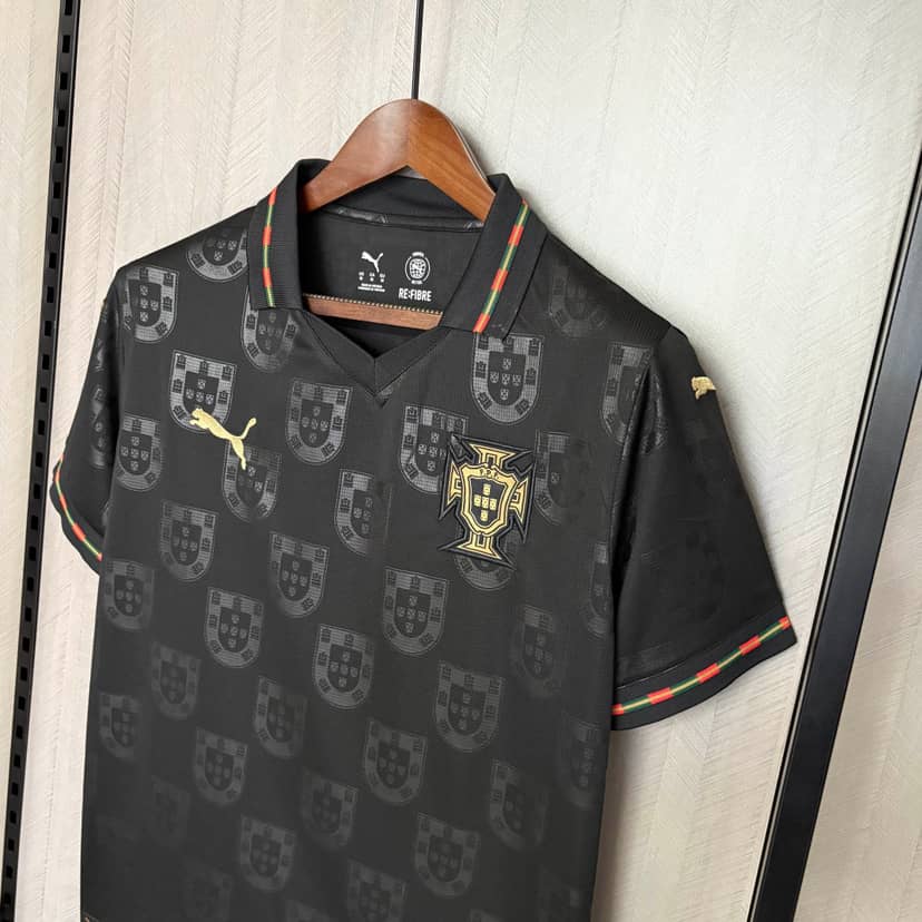 2026 Portugal Special Edition Black Shirt--4