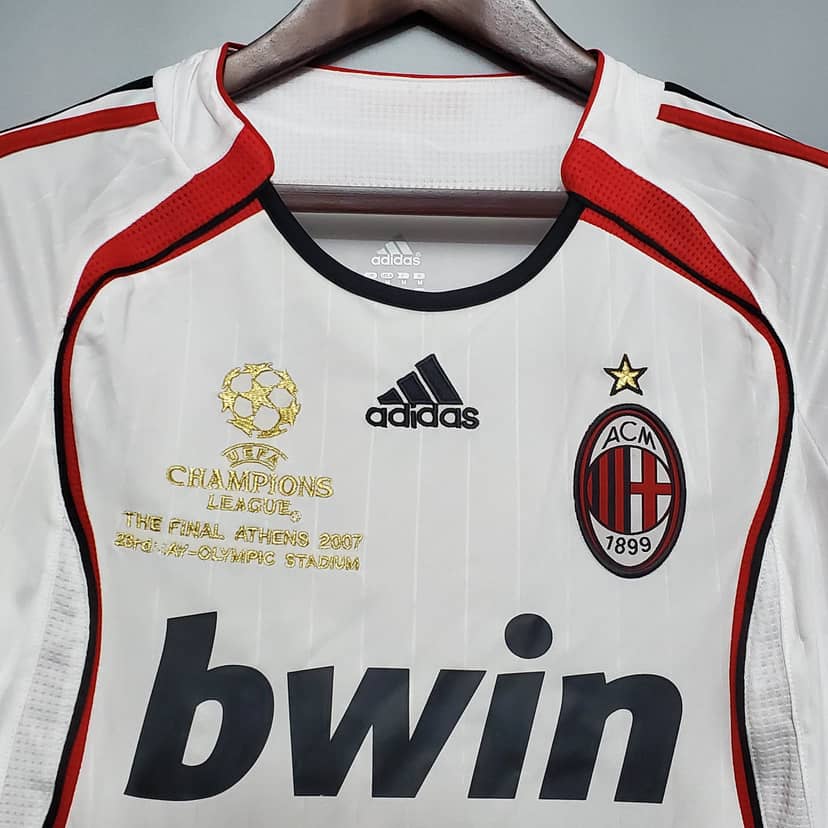 2006/2007 Retro Long Sleeve AC Milan Away Shirt--2