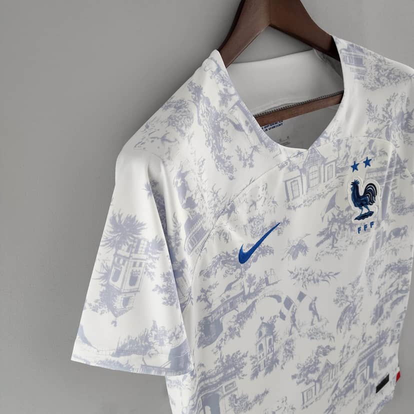 2022 FIFA World Cup France Away Shirt White--5