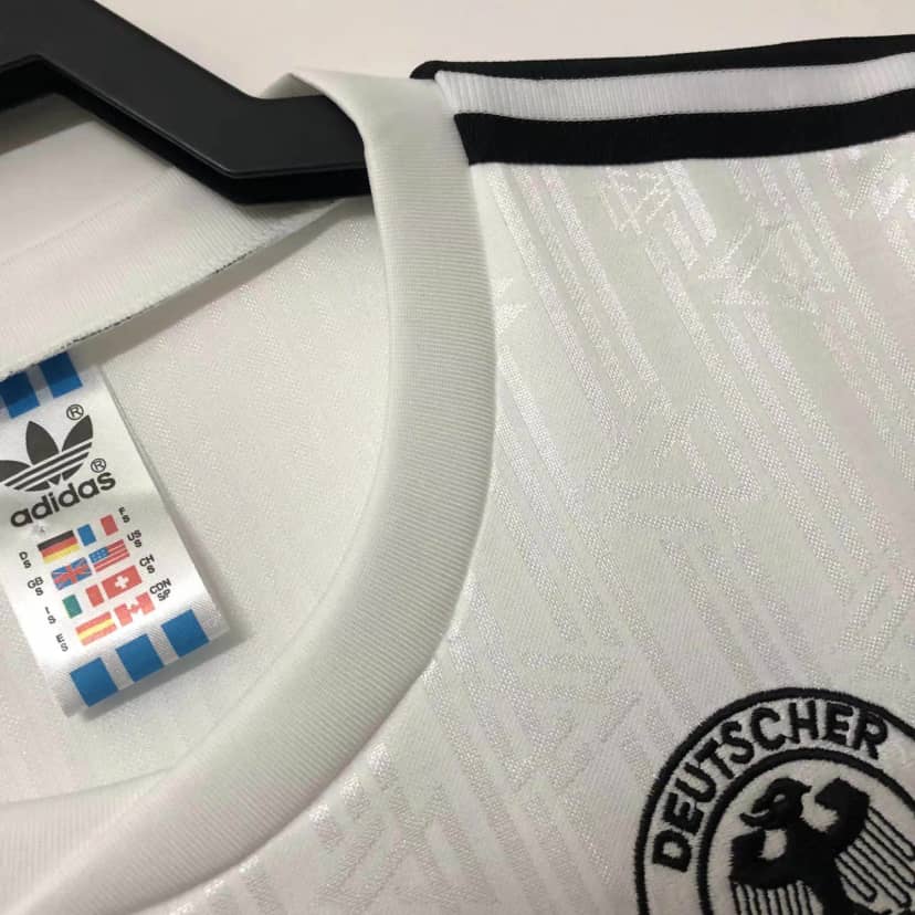 1990 Retro Jersey Germany Home--9
