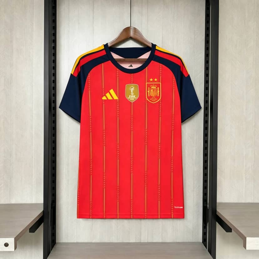 2026 Spain Home Champion Two Stars Shirt