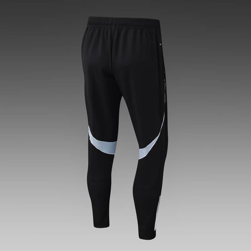 2025 Algeria National Team Half-Pull Training Suit Black Shirt Set--5