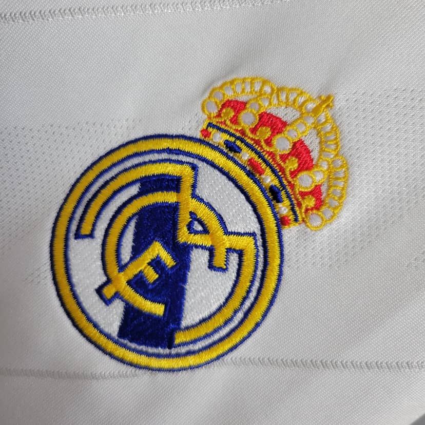 2017/2018 Retro Long Sleeve Real Madrid Home--4