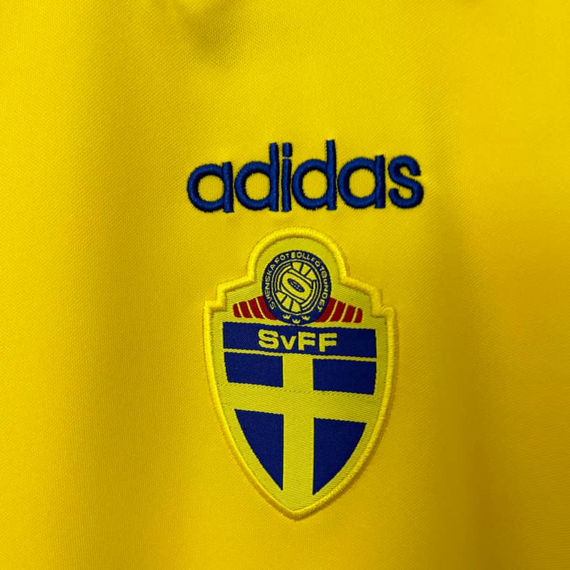 1994 Retro Sweden Home Shirt--3