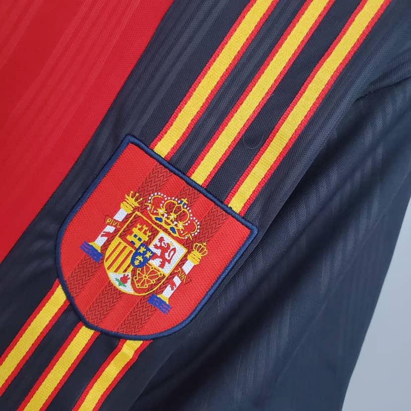 1996 Retro Spain Home Shirt--6