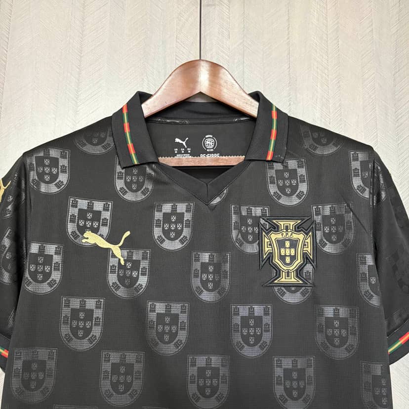 2026 Portugal Special Edition Black Shirt--1