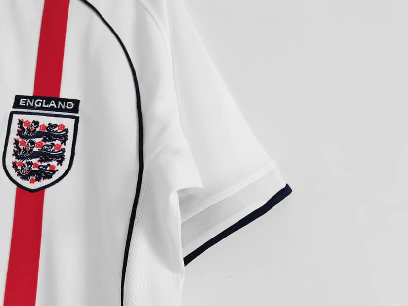 2002 Retro England Home Shirt--8