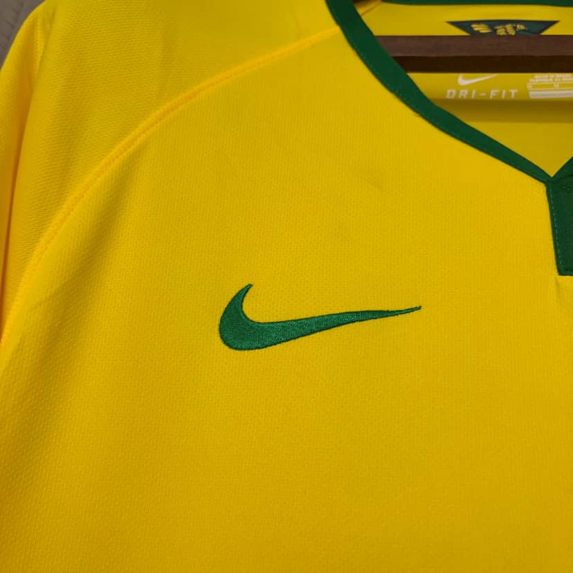 2014 Retro Brazil Home Shirt--4