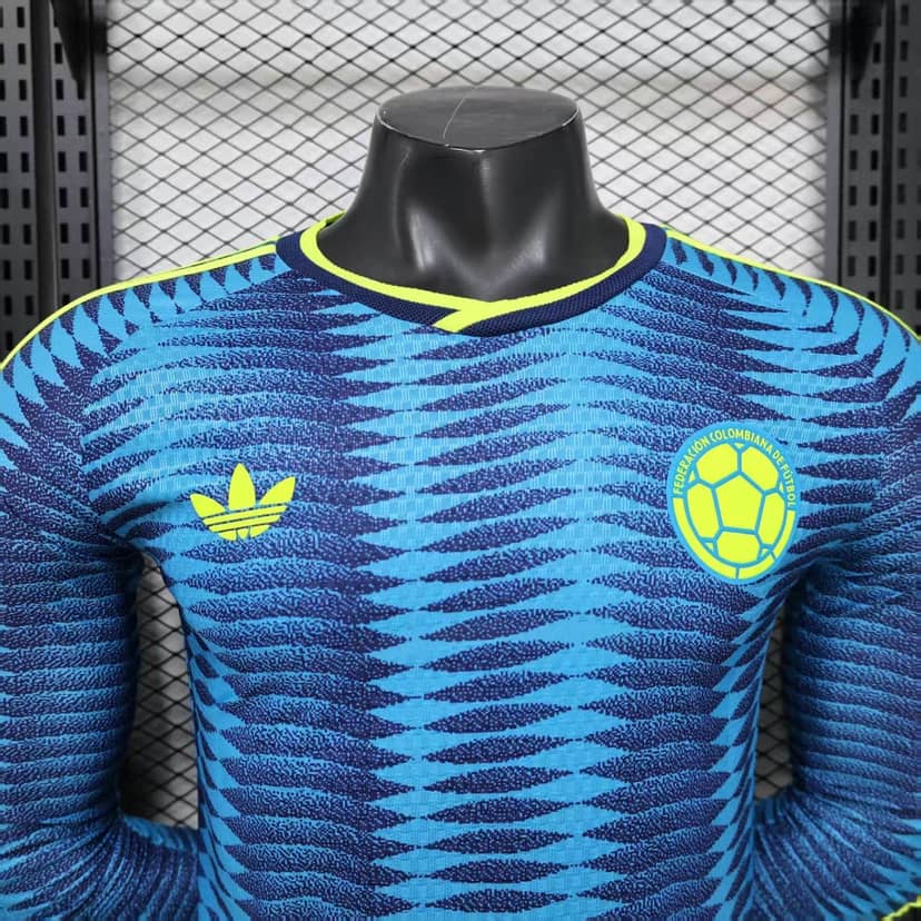 2026 Player Version Long Sleeve Colombia Away Shirt--2