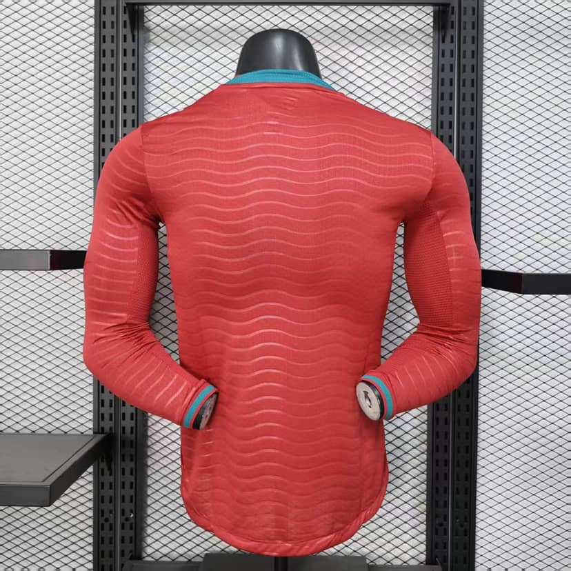 2026 Player Version Long Sleeve Portugal Home Shirt--1