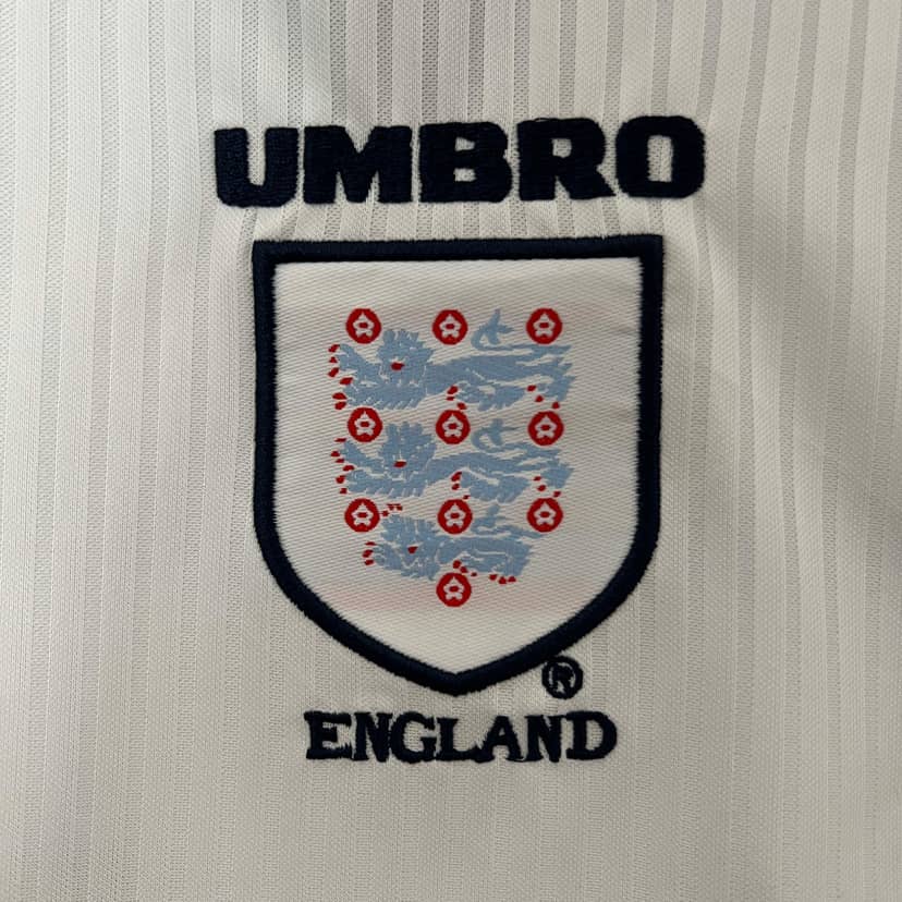1998 Retro England Home Shirt Kids Size--4