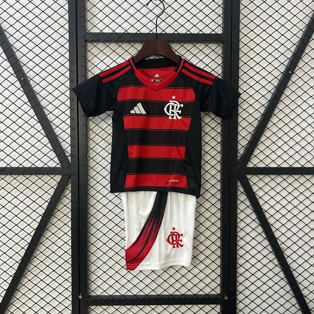 2025/2026 Flamengo Home Jersey Kids Size