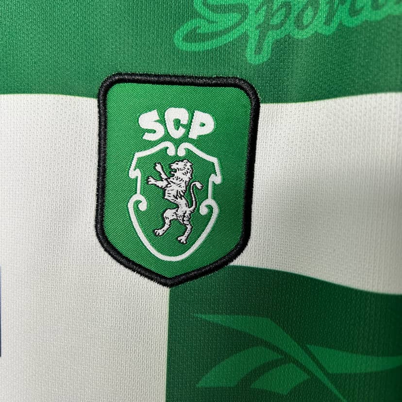 1999/2000 Retro Sporting Lisbon Home Shirt--5