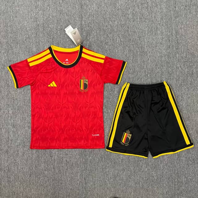 2026 Belgium National Team Home Shirt Kids Size