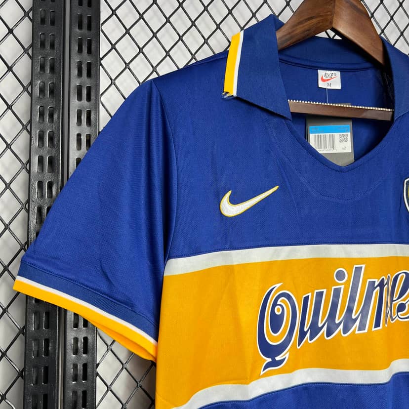 1996/1997 Retro Boca Juniors Home Jersey--3